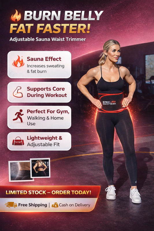 Adjustable Waist Trimmer Belt for Belly Fat Workout